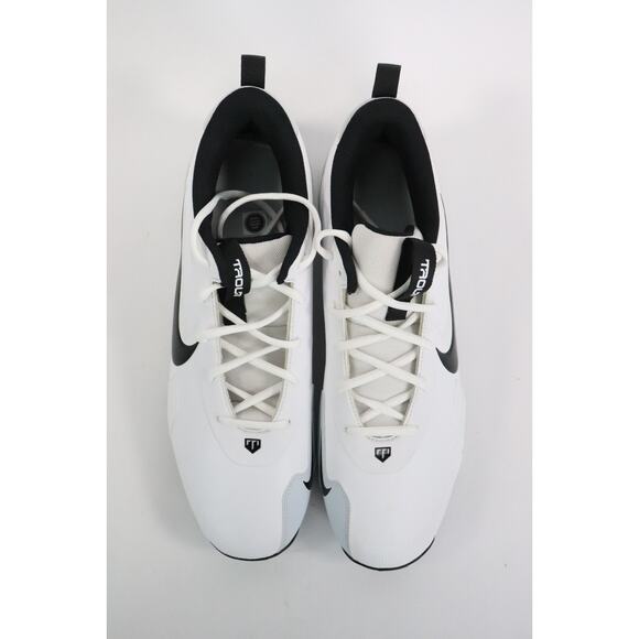 Nike Men’s Force Trout 9 Keystone RM Baseball Cleats FB9728-100 White Size 13 main image 4